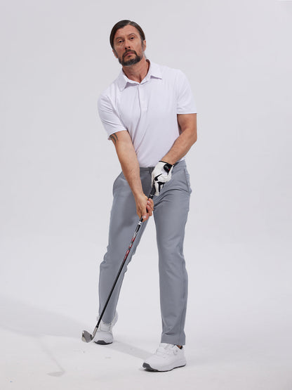 Chic Uomo Polo Protezione Solare Abbigliamento Golf