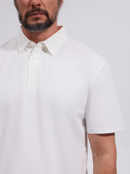 More Than Basic Men's Polo Top Sun Protection