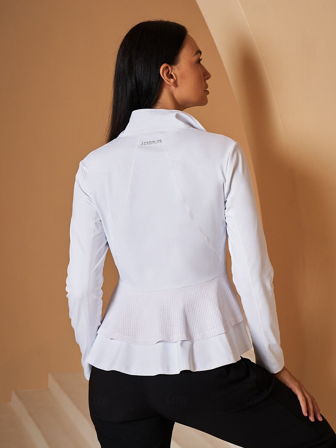 Veste de golf Femme a volant chic Protection solaire