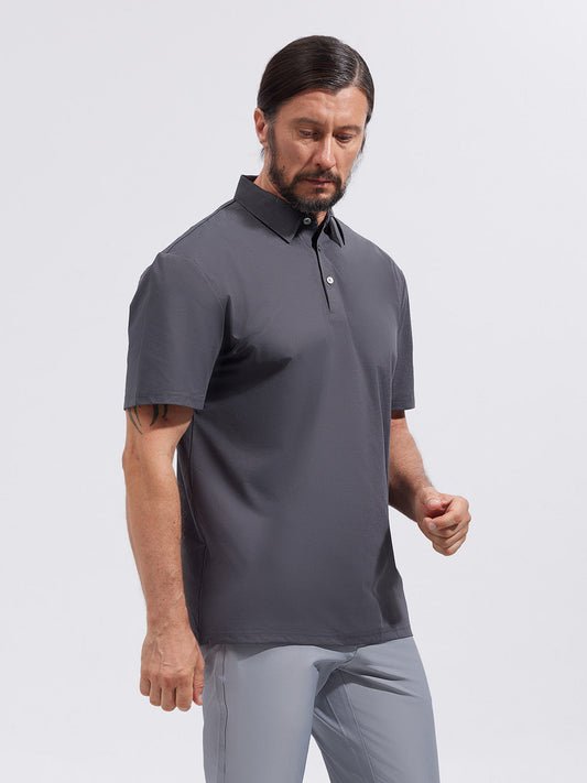 Chic Uomo Polo Protezione Solare Abbigliamento Golf