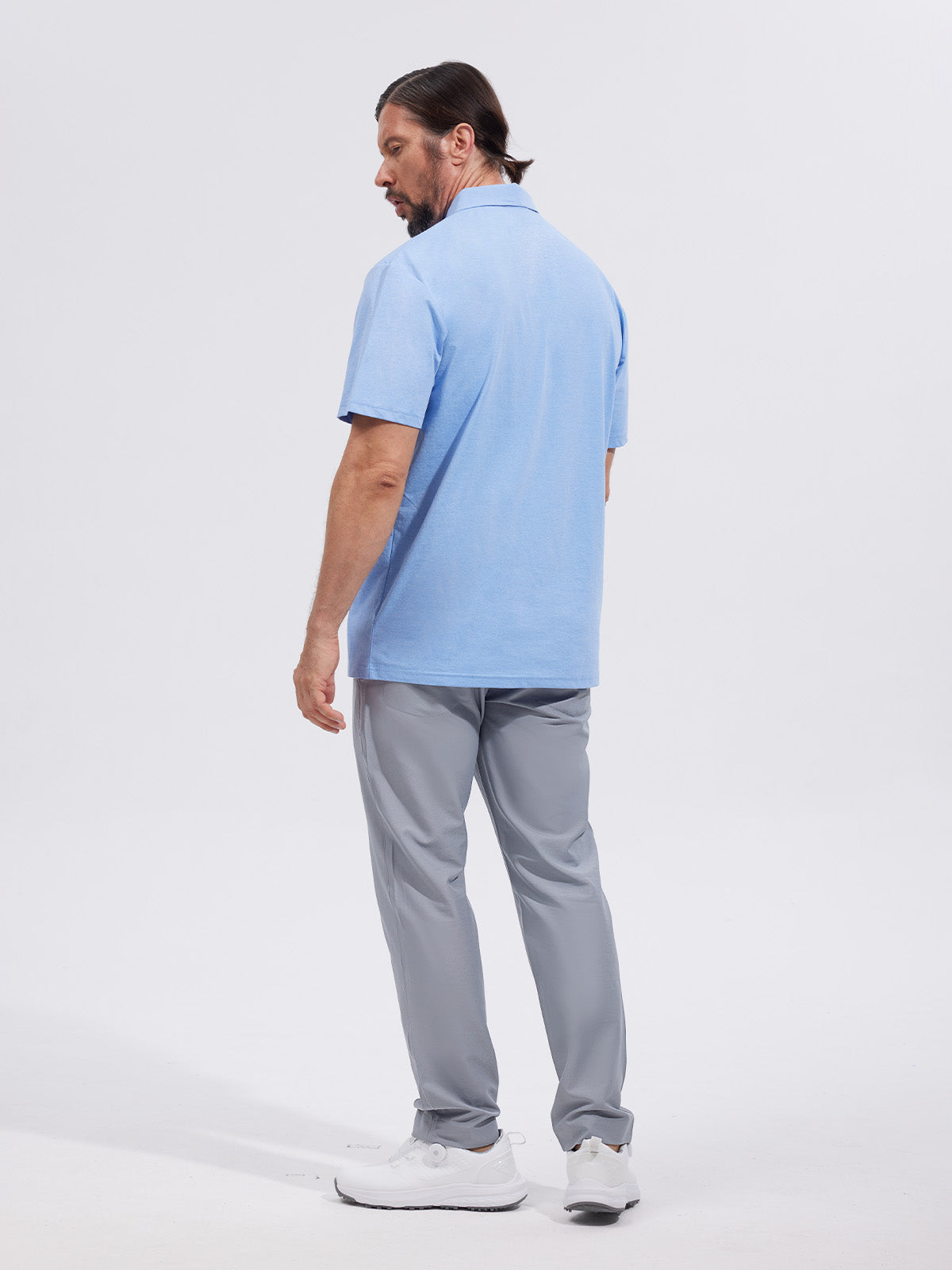 More Than Basic Men's Polo Top Sun Protection