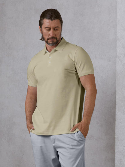 Chic Uomo Polo Protezione Solare Abbigliamento Golf