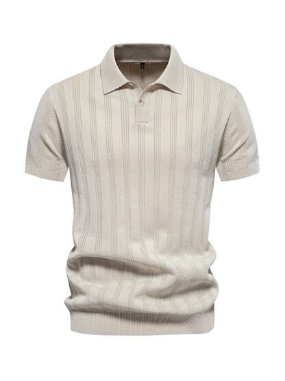 Herren Knit Polo Top UPF50+ golfbekleidung