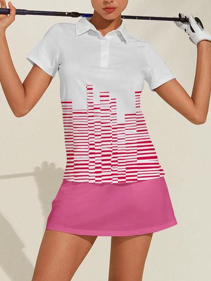 Playful Nautical Polo Top UPF50+