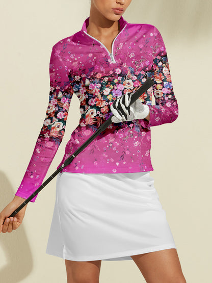 Botanical Polo Ropa Golf Mujer UPF50+