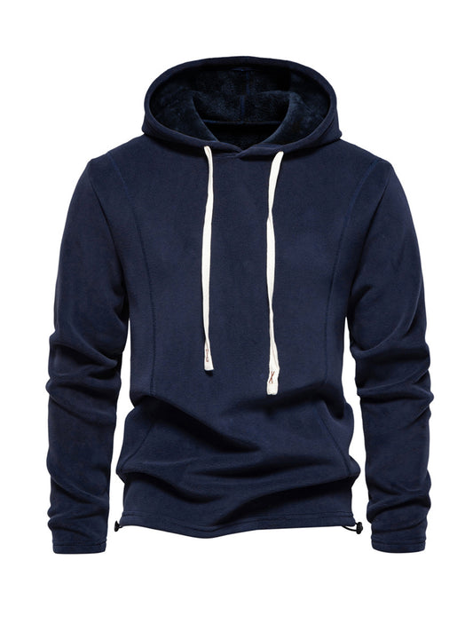 More Than Basic Men's Golf Hooded Lace Up Sweatshirt