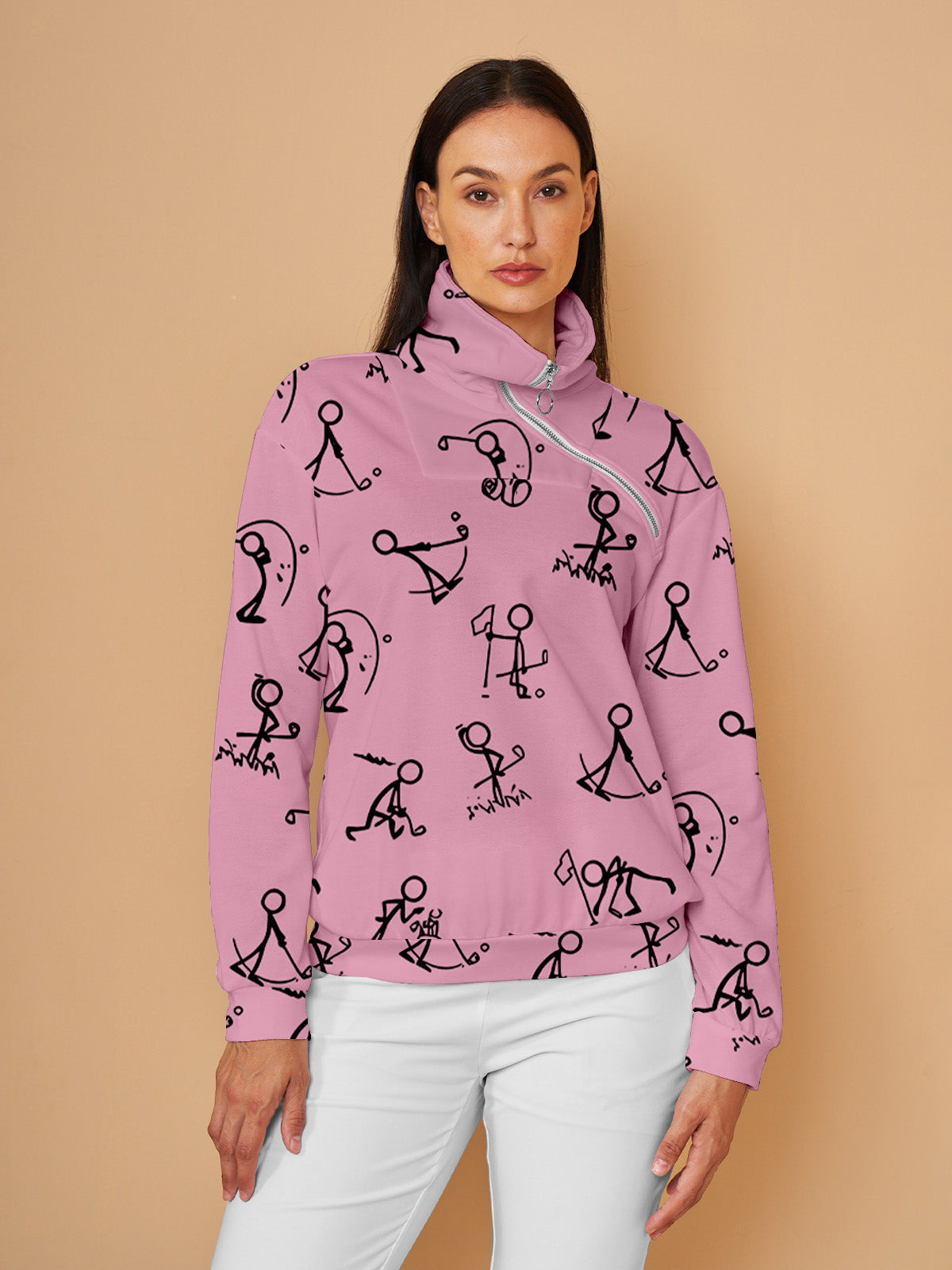 Hyper Golf Felpa Abbigliamento Donna