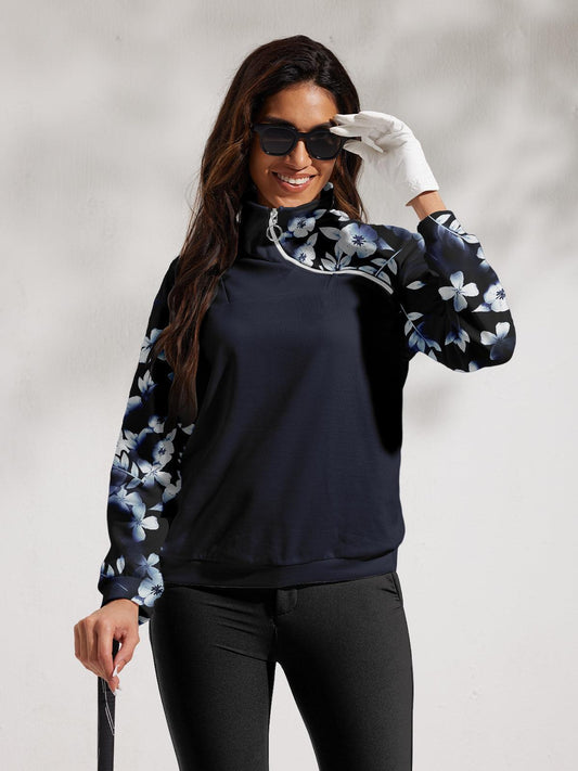 Damen Golf Sweatshirt Botanical Energy