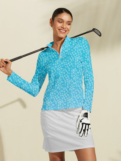 Damen Wildlife Polo Top UPF50+ golfbekleidung