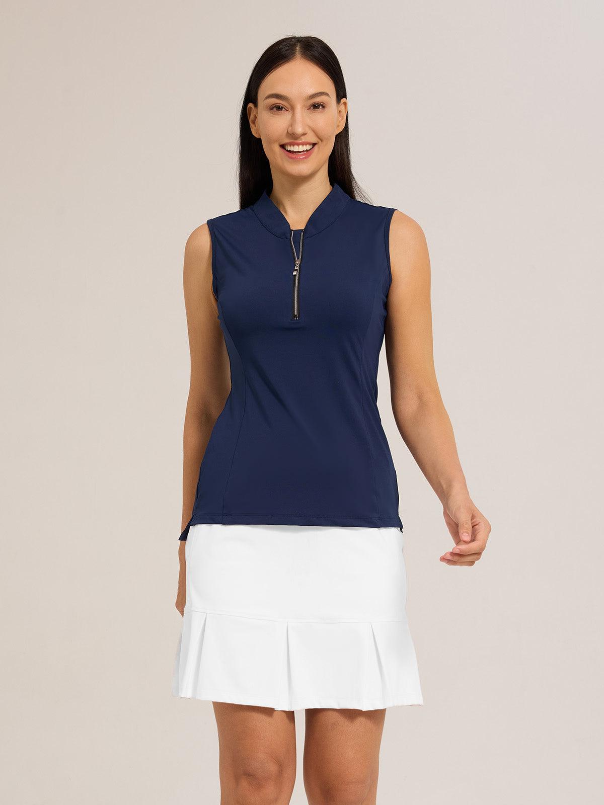 Chic Golf Polo Zip Femme UPF50+