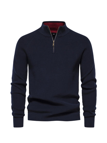 More Than Basic Men's Golf Quarter Zip Sweater