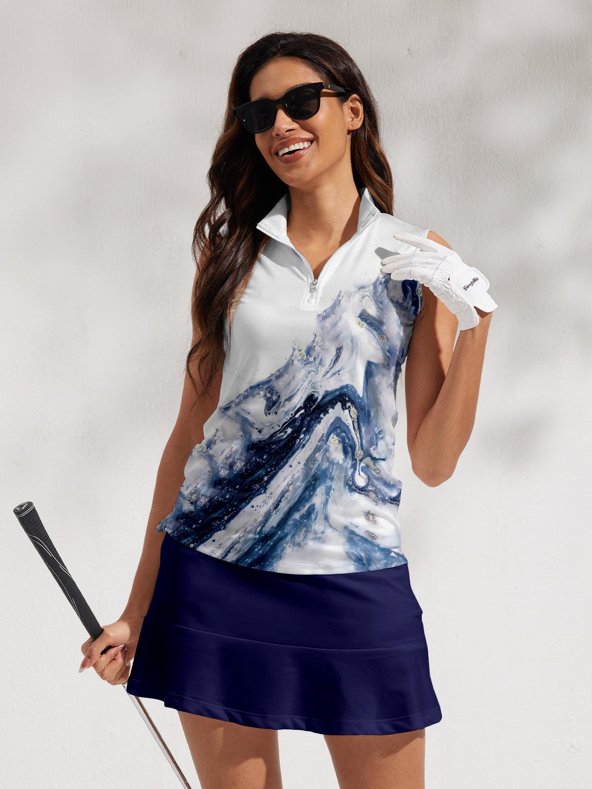 Inked Skins-Golf Shirt Quarterzip UPF50+ - Acegolfs