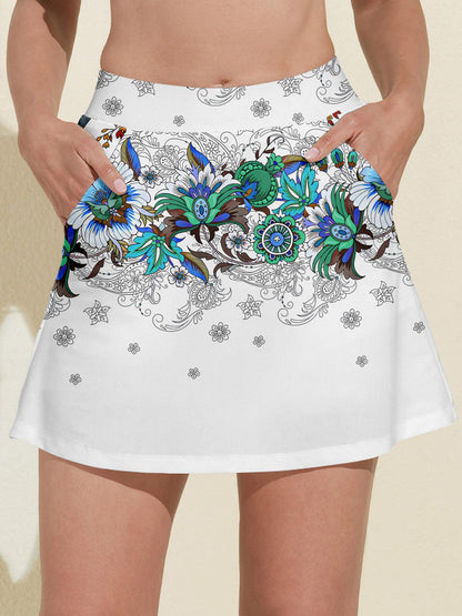 Pretty Feminine 16 Inch High Waist Skort UPF50+