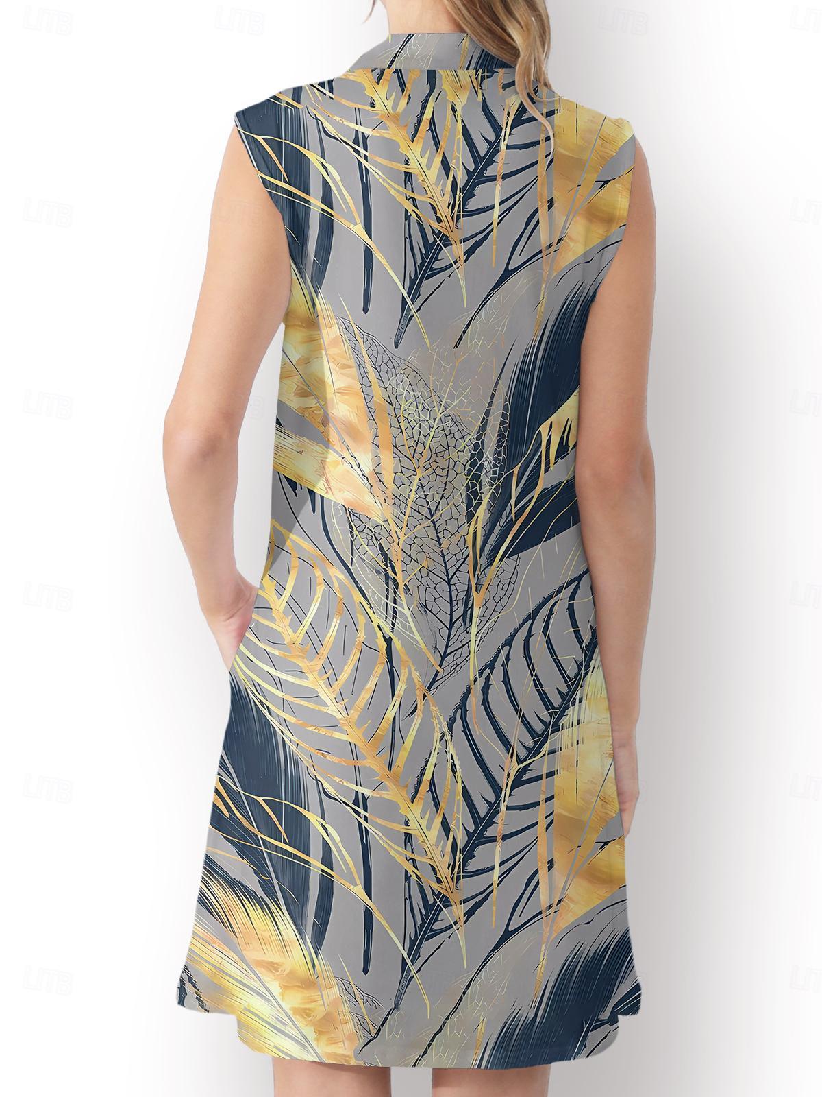 Botanical Energy-Kleid UPF50+