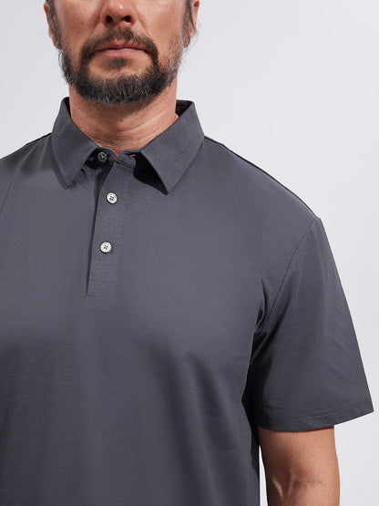 Chic Uomo Polo Protezione Solare Abbigliamento Golf