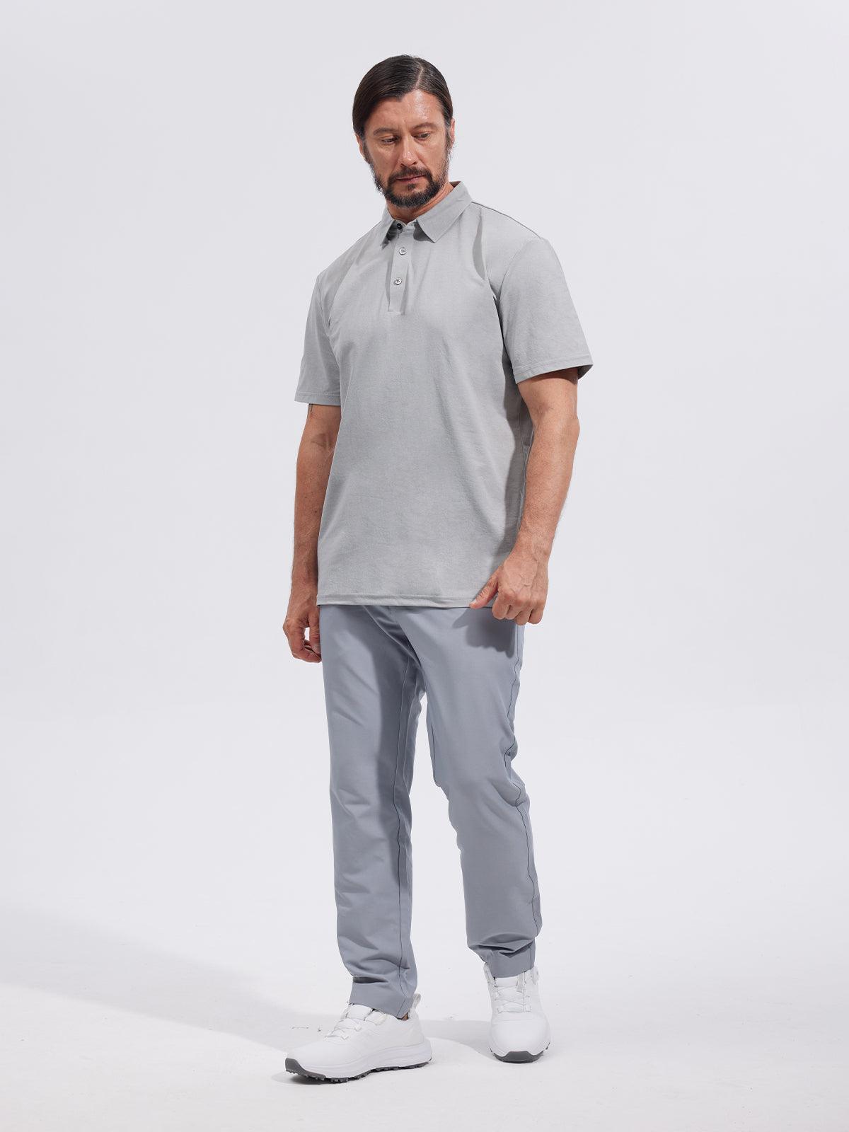 Chic Uomo Polo Protezione Solare Abbigliamento Golf