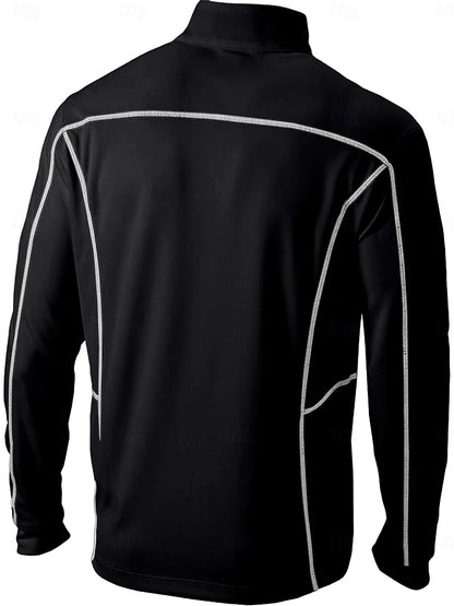 More Than Basic Herren Golfshirt Quarterzip UPF50+