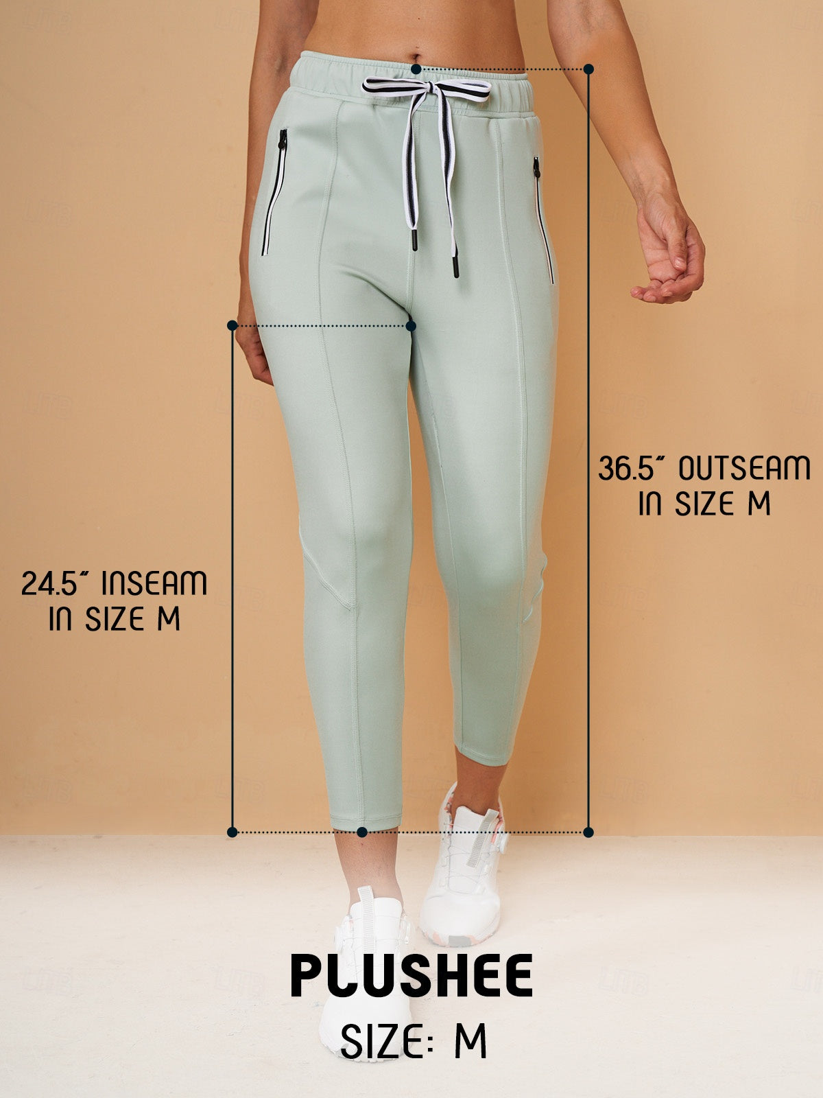 Golfmode Damen Capri-Jogginghose mit Kordelzug