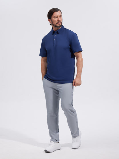 More Than Basic Men's Polo Top Sun Protection