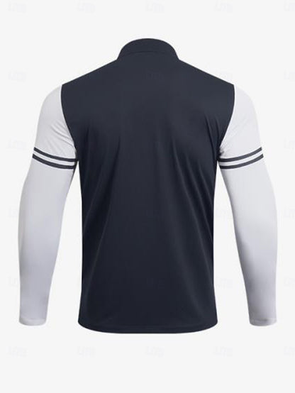 Chemise de golf pour homme More Than Basic Quarterzip UPF50+