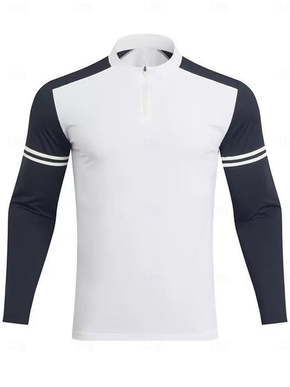 Chemise de golf pour homme More Than Basic Quarterzip UPF50+