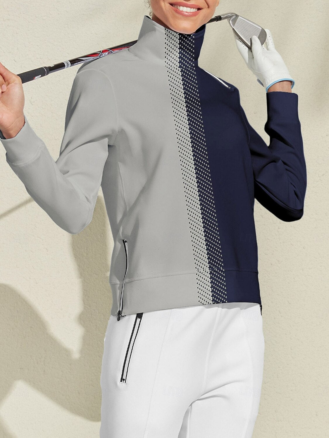 Not So Classic Irregular Collar Golf Sweatshirt