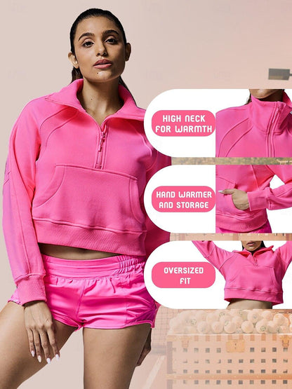 Chic Pickleball & Tennis Oversize Sudadera Ropa Mujer