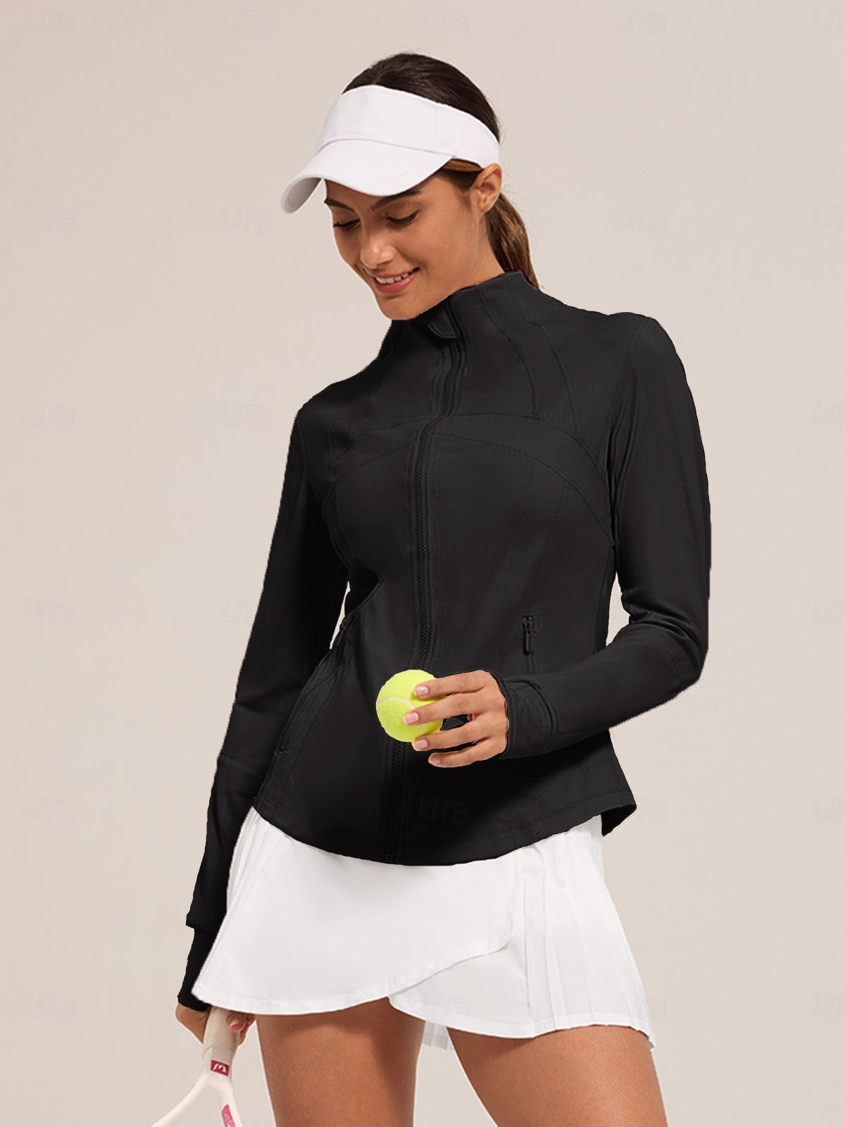 Chic Slim Fit Chaqueta Sun Protection Ropa Golf Mujer