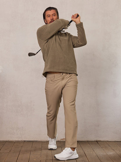 More Than Basic Men's Golf Quarter Zip Sweatshirt