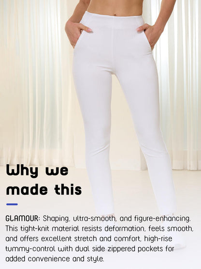 GLAMOUR 31 Inch Slim Fit Stretch Pantalon Ropa Golf Mujer UPF50+