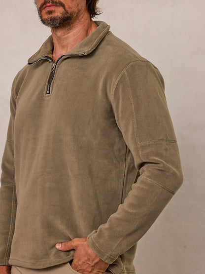 More Than Basic Men's Golf Quarter Zip Sweatshirt