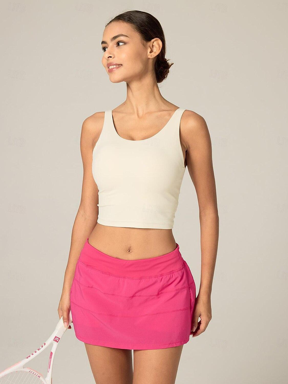 Chic Cropped Tank Top Ropa Golf Mujer