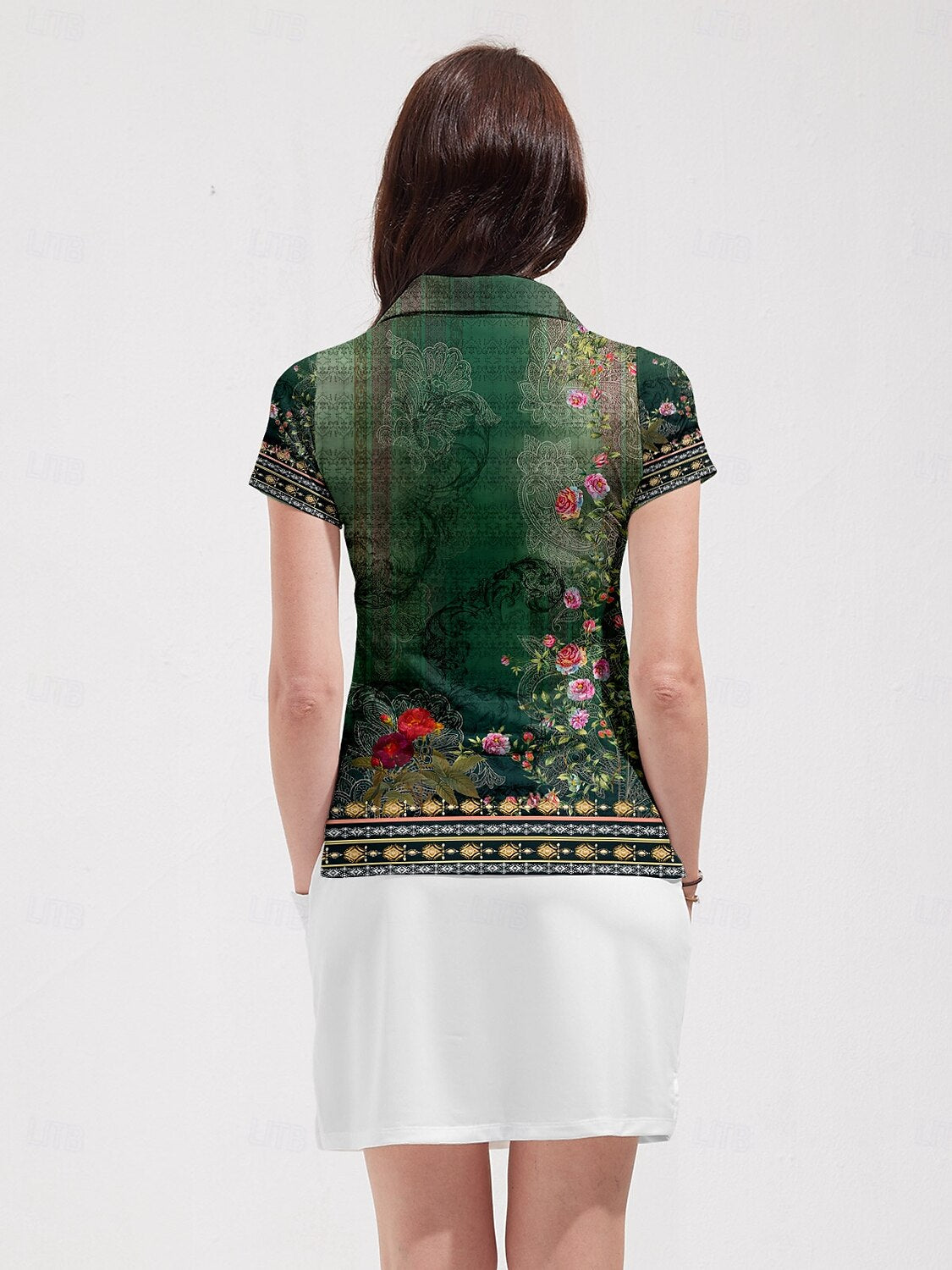 Botanical Energy Polo Top UPF50+