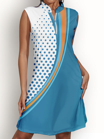 Nautical Vestido Ropa Golf Mujer UPF50+