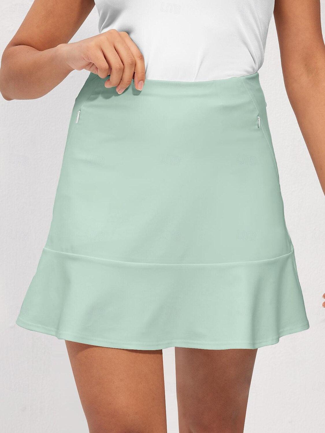 Basic 17 Inch Ruffle Skort UPF50+