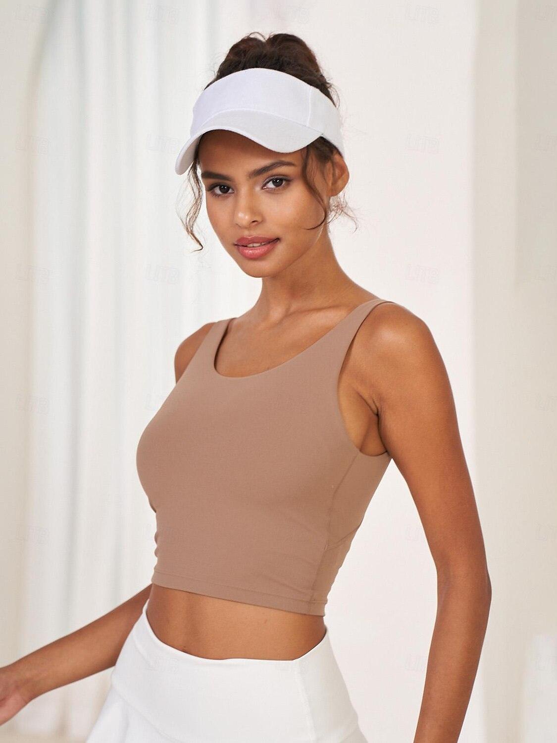 Chic Cropped Tank Top Ropa Golf Mujer