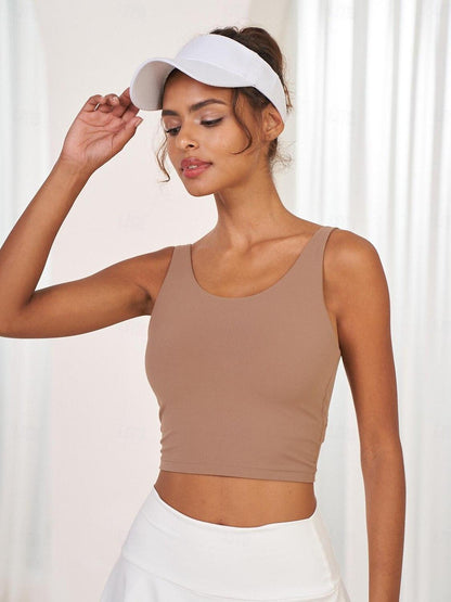 More Than Basic-Cropped Tank Top - Acegolfs