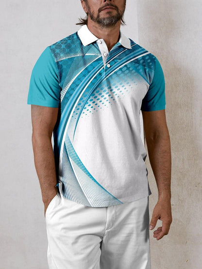 Nautical Uomo Polo Abbigliamento Golf UPF50+