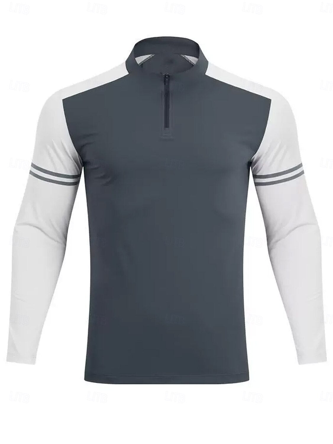 Chemise de golf pour homme More Than Basic Quarterzip UPF50+