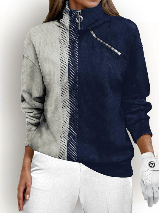 Sweatshirt Pull Golf Femme pas si classique