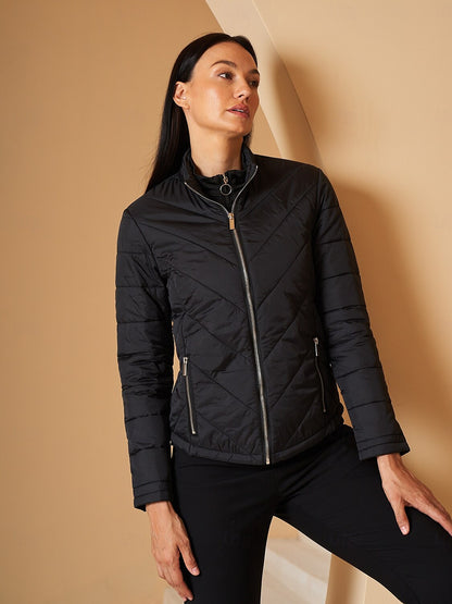 Chic Fully Lined Puffer Chaqueta Ropa Golf Mujer