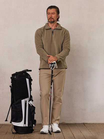 More Than Basic Men's Golf Quarter Zip Sweatshirt