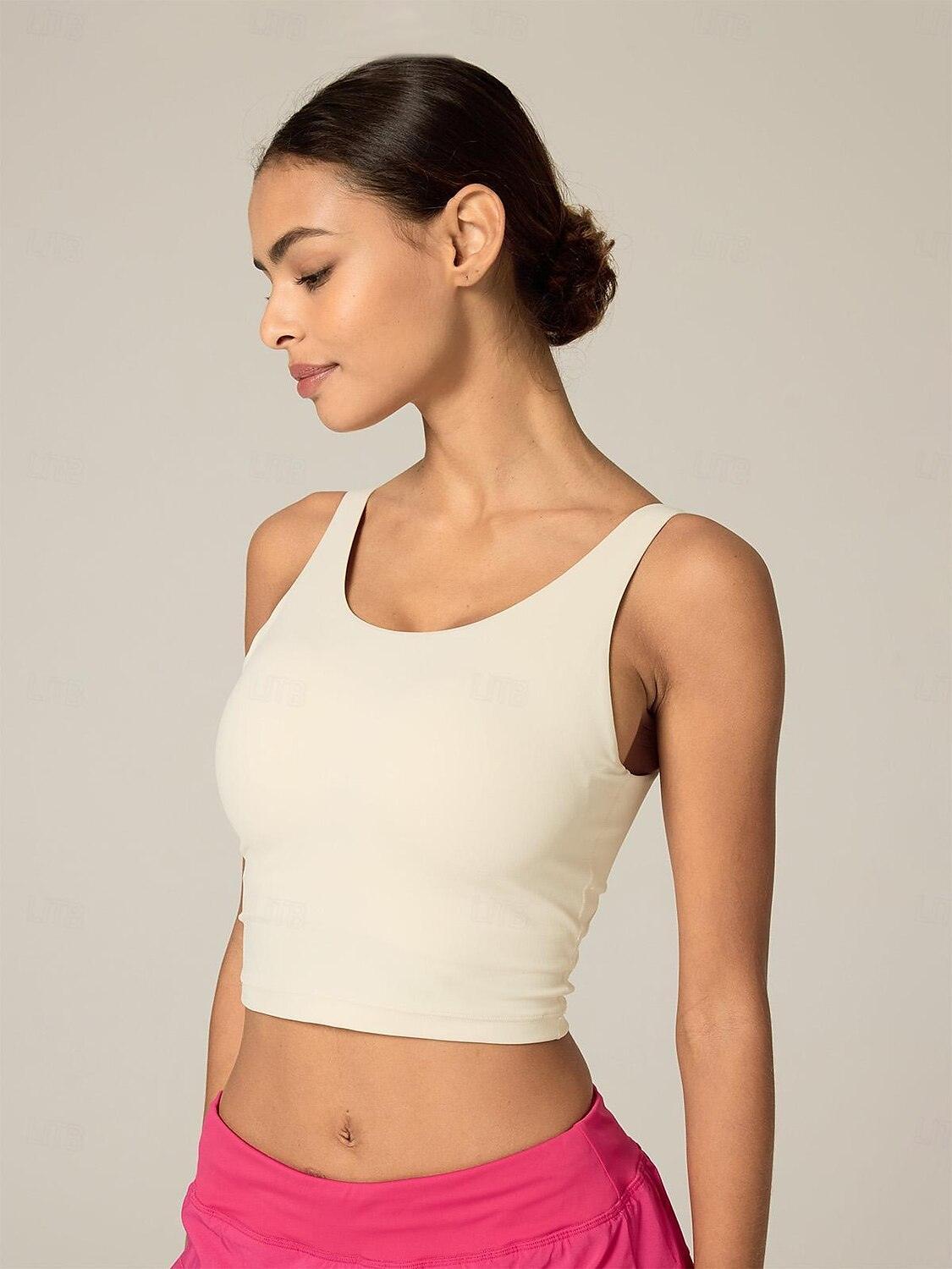 Chic Cropped Tank Top Ropa Golf Mujer