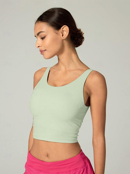 Chic Cropped Tank Top Ropa Golf Mujer