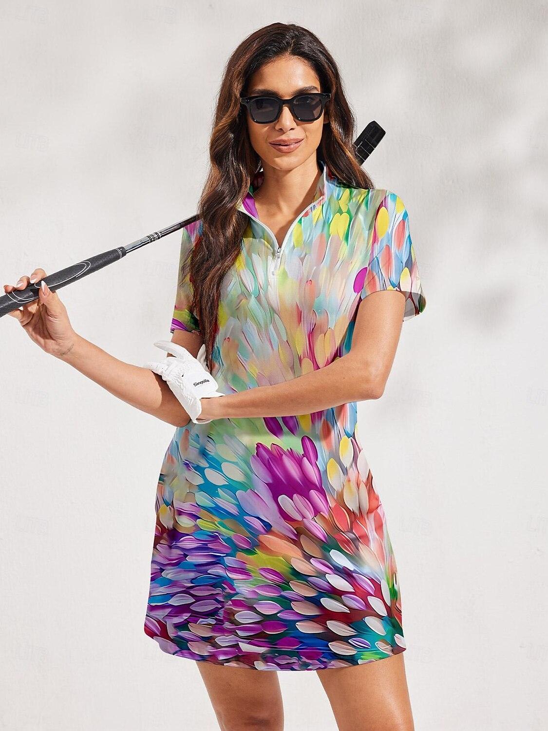 Hyped-up Tropical-Dress UPF50+ - Acegolfs