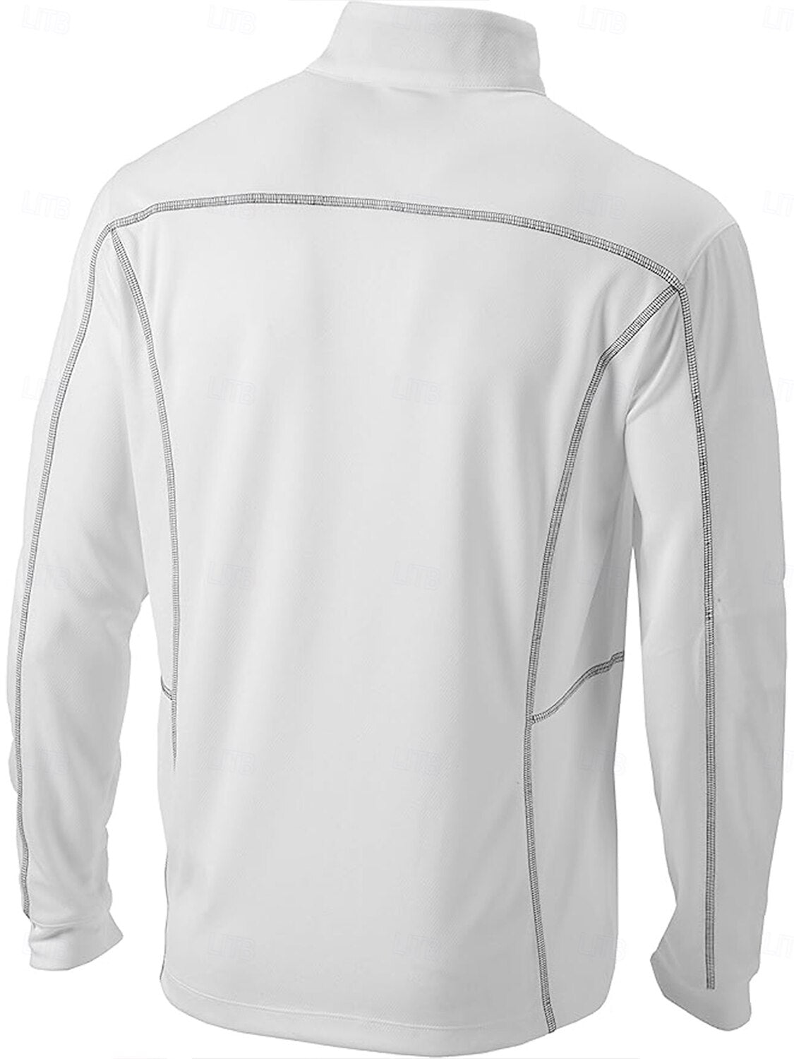 More Than Basic Herren Golfshirt Quarterzip UPF50+