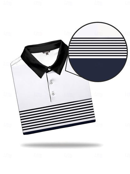 Playful Nautical Men's Polo Top UPF50+