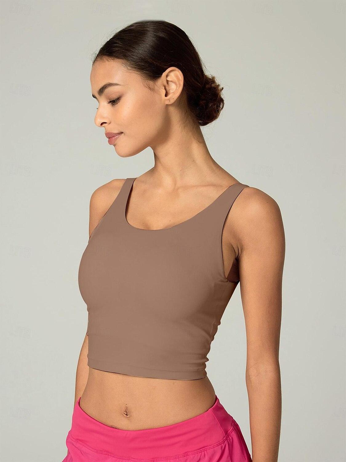 Chic Cropped Tank Top Ropa Golf Mujer