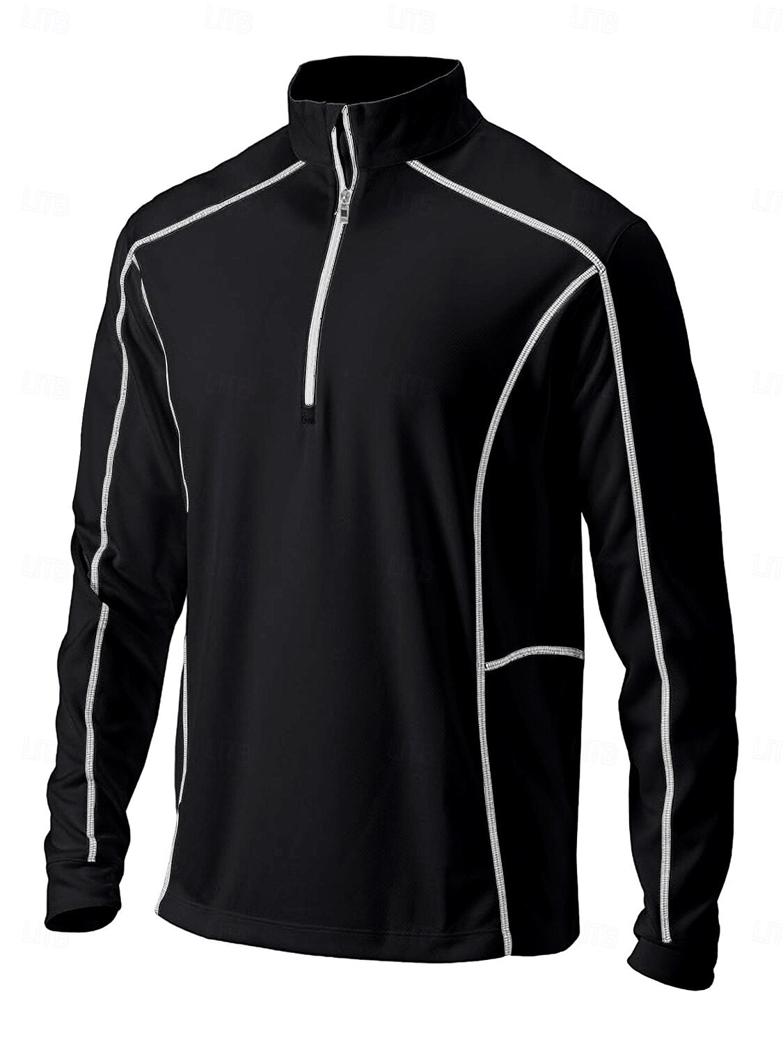 More Than Basic Herren Golfshirt Quarterzip UPF50+