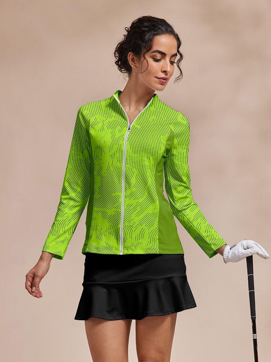 Air brush Golf Chaqueta mid layer Ropa Golf Mujer